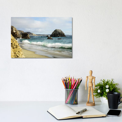 Seaside 1 Piece Wrapped Canvas Wall Art
