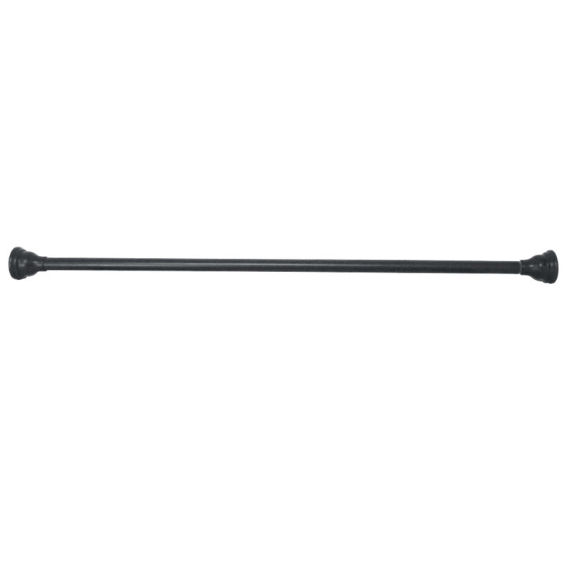 Matte Black Adjustable Stainless Steel Shower Curtain Rod, 60-72 Inches