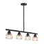 Lustre linéaire moderne à intensité variable 4/6 avec abat-jour en verre pour îlot de cuisine ou salle à manger-1354740917