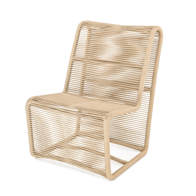Fauteuil club sans accoudoirs Campo, Sable