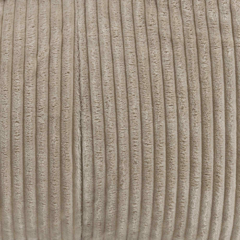 Dolce Corduroy Lounger Bean Bag, Beige