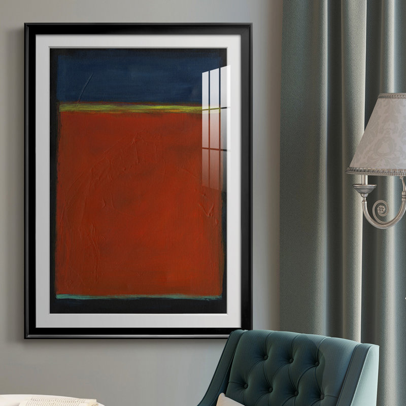 Contemplation I - Impression, Noir, H 42,5 po x l 30,5 po x P 1 po