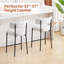 Tabouret 34,25 "H 34,25" avec dossier courbé-2031333987
