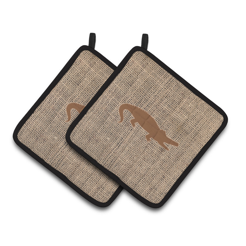 Cuisinier poignée east urban home alligator, Brun