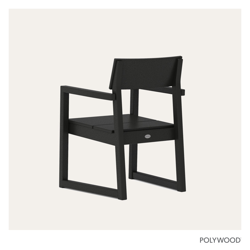 EDGE Dining Arm Chair, Black