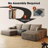 Boneless 107" L-Shaped Sofa With Ottoman