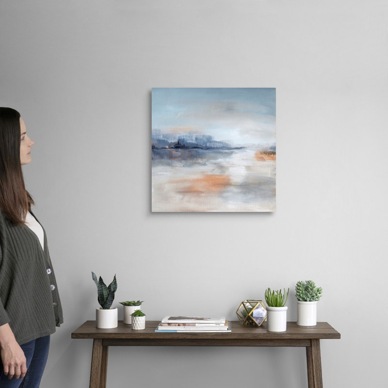 Aqua Terra - reproduction d'art sur toile, Toile tendue, H 20 po x l 20 po x P 1,25 po