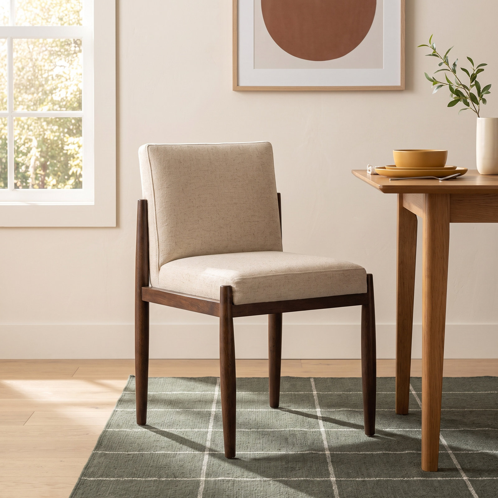 Eris Linen Side Chair