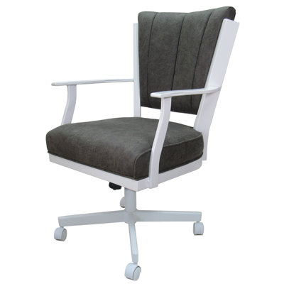 Chaise pivotante avec accoudoirs