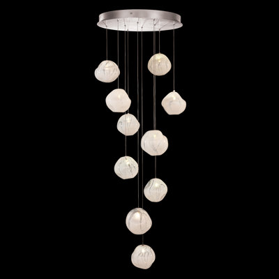 Luminaire suspendu rond 22 po Vesta