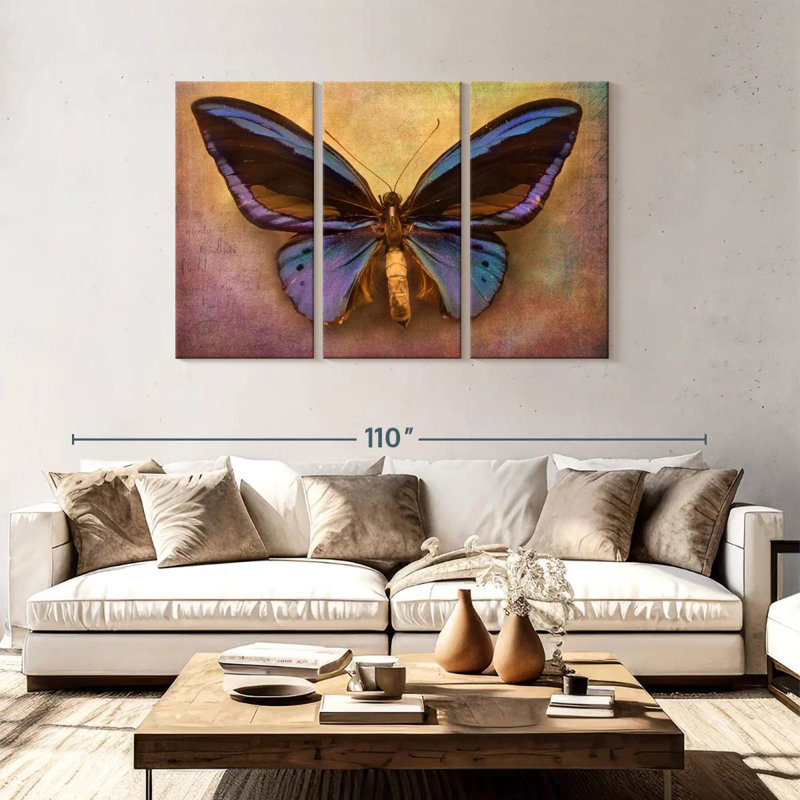 Original Butterfly, 48" H x 74" W