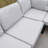 Santorini Corner Grey Garden Sofa Set with Cushions