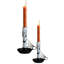 2 Piece Metal Tabletop Candlestick Set