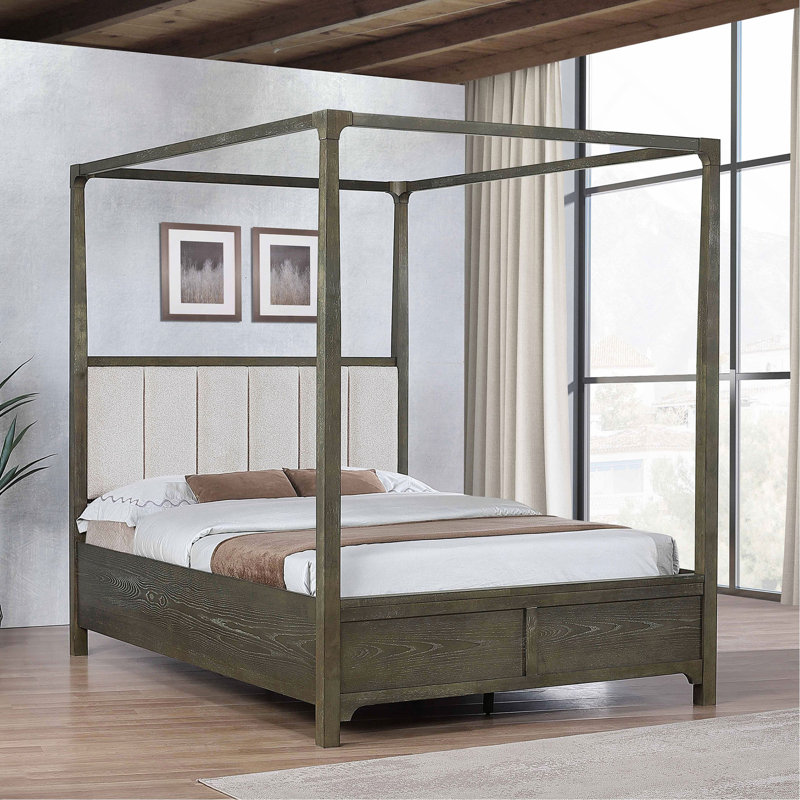 Dark Cocoa Canopy Bed