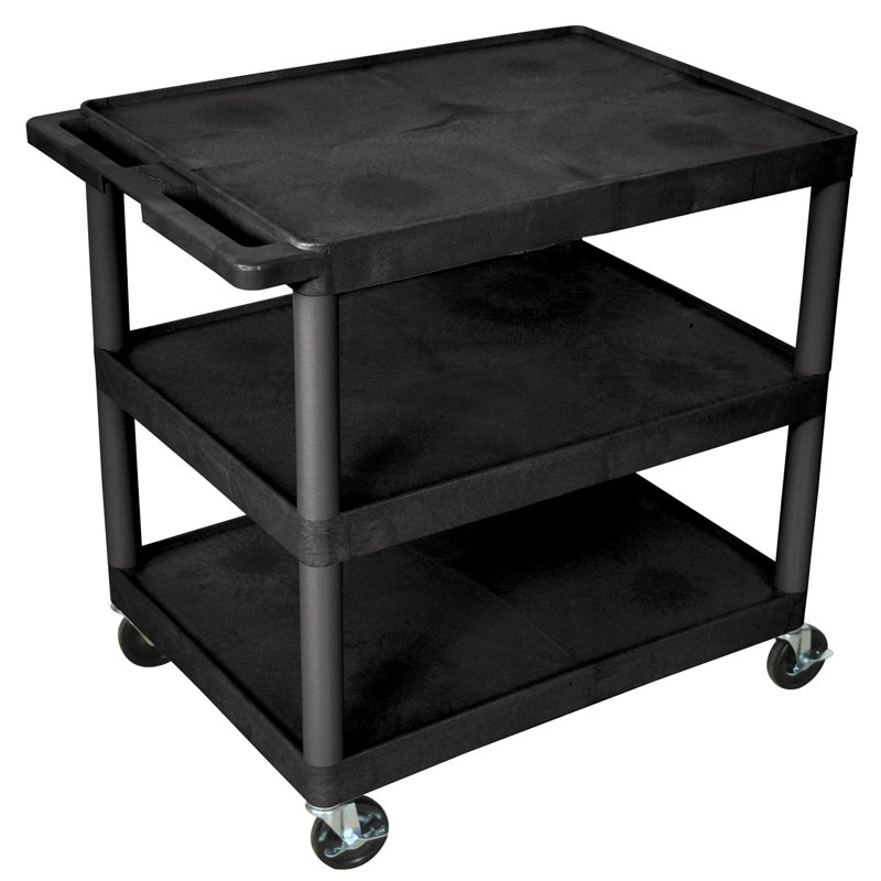 Chariot utilitaire robuste Tuffy, Noir