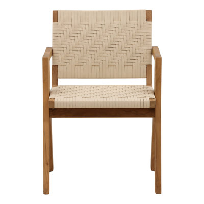 Mesa Outdoor Dining Chair Cream