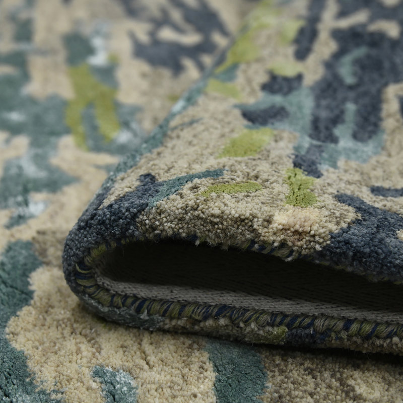 Tapis en laine et viscose Husman, Rectangulaire 9 pi x 13 pi
