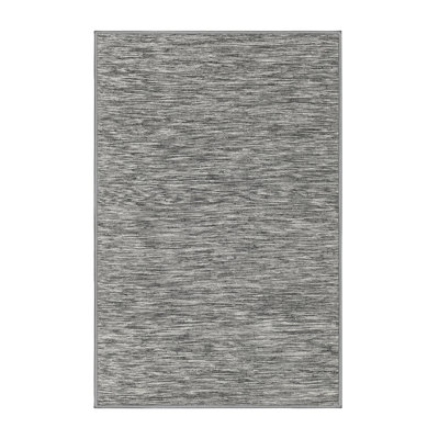 Tapis contemporain noir