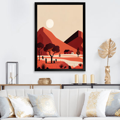 «Yeal Full Moon over Terra Cotta Mountains I», reproduction sur toile