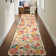 Johy Modern Floral Machine Washable Area Rug with Non-Slip Backing