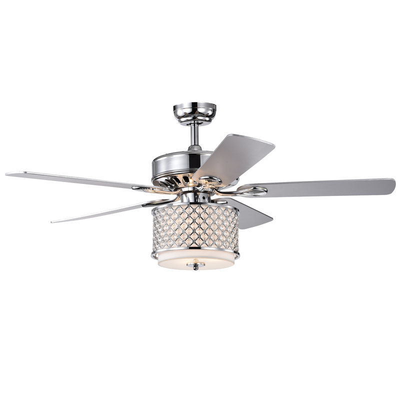 Ventilateur de plafond 52 pales 52 po avec télécommande et ensemble d'éclairage inclus Matheson