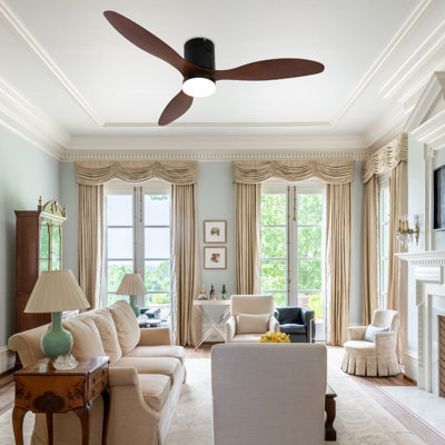 Glauk 52'' Ceiling Fan with LED Lights