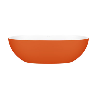 Barcelona 70.875" x 34.125" Freestanding Soaking Bathtub