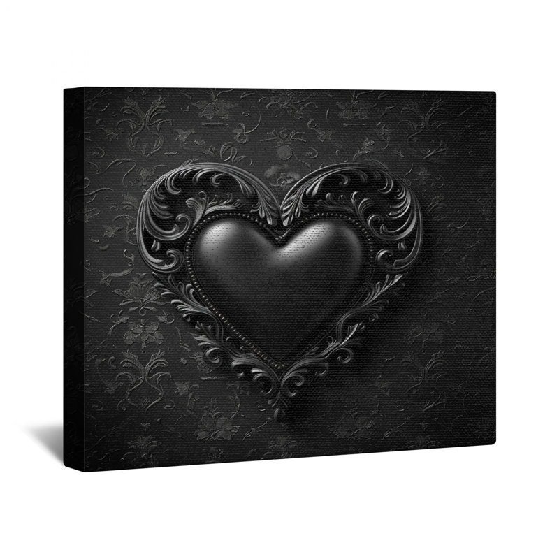 Heart Canvas  Gallery Wrap - Decor Wall Decor in Many Sizes, 11  x 14 inches