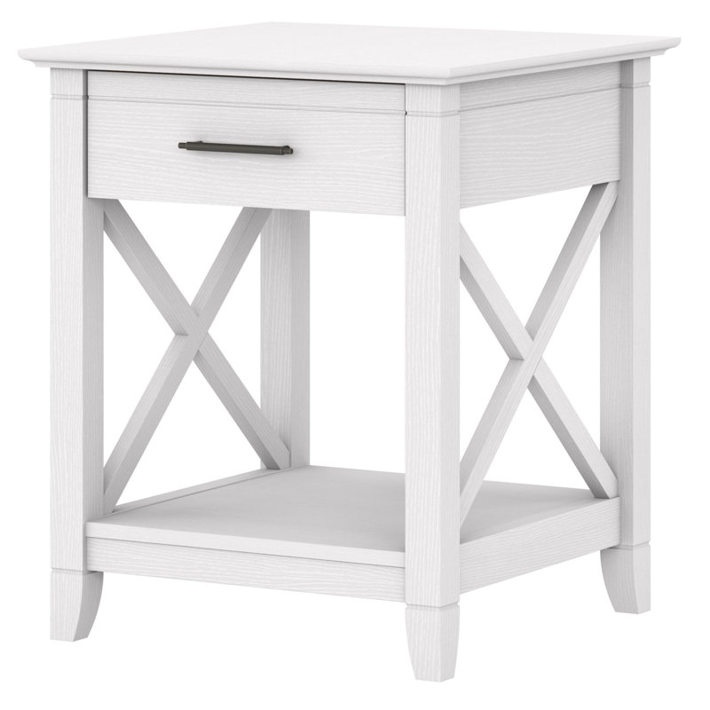 Huckins 1 - Drawer Nightstand, Pure White