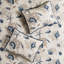 Ensemble de courtepointe en microfibre brossée avec coussins décoratifs bleu-122118955