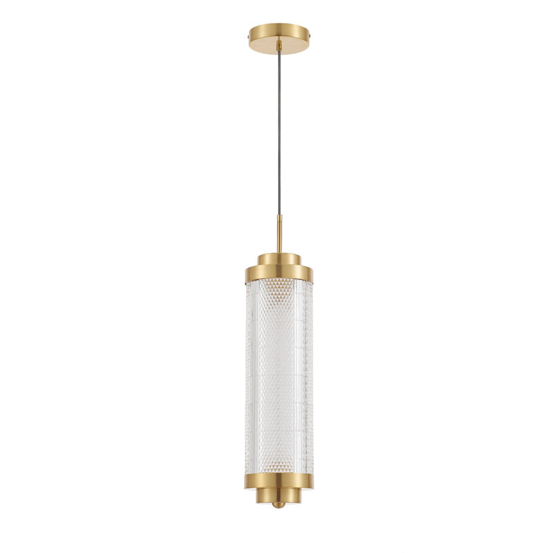 Luminaire suspendu Kass, Laiton vieilli