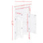 Armoire de buffet, armoire de coin, armoire de coin de plancher de salle de bain avec portes et tablettes, cuisine, salon, armoire de rangement autoportante pour salle de bain