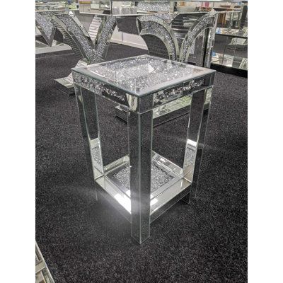 Nova Mirrored 2 tier End Table