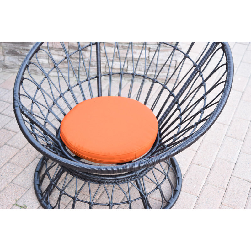 Barrigan 2 - Person Patio Conversation Set with Cushions, Orange