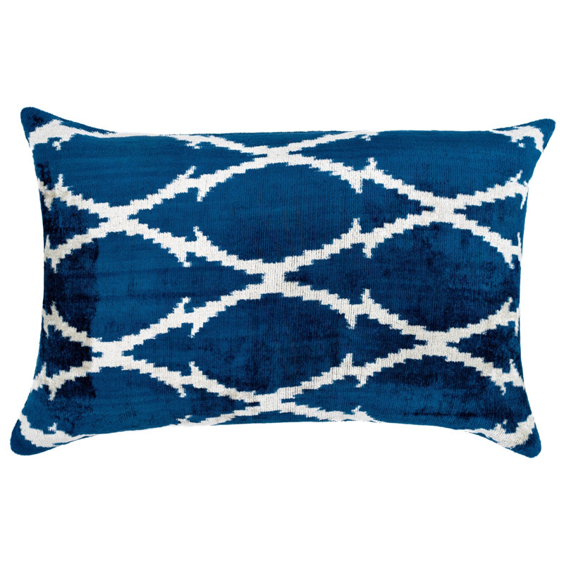 Geometric Velvet Throw Pillow