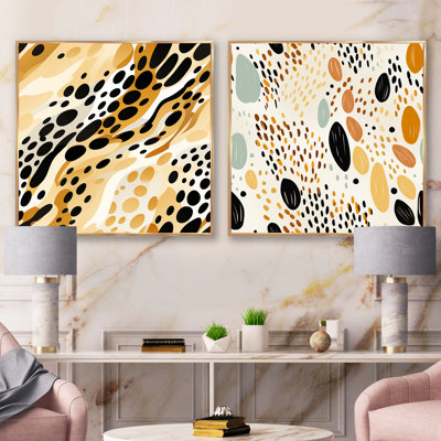 Corrin - Abstract Square Collage Set Of 2