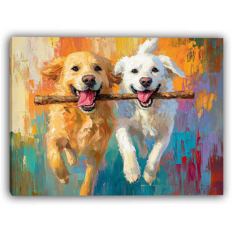 Best Day Ever - Duo ludique en couleurs, H 36 po x l 48 po