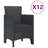 vidaXL Garden Dining Set 13 pcs Anthracite Plastic-464497318