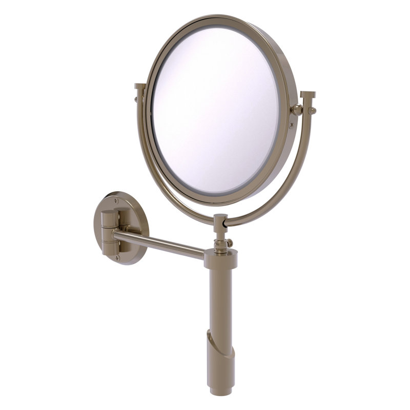 Miroir extensible, 5X, Étain antique