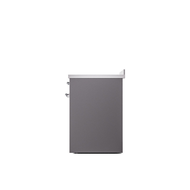 ILVE Nostalgie II 30 in Induction Range, Graphite Matte/Chrome
