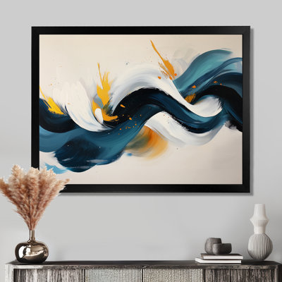 Roots And Reflections Of Abstract Waves II - Abstract Spirals Wall Art