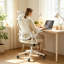 Chaise de bureau ergonomique, chaises de bureau en maille de 300 lb avec roulettes, chaise de jeu confortable, chaise de bureau à haut dossier pour de longues heures