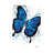 Beach Butterfly by Ashvin Harrison - Print on Canvas-57291241-57291242