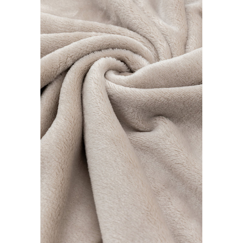Agide Throw Blanket, Oatmeal