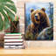 «Bear Portrait» par Momart, art mural sur toile-1564584385