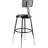 Backed Adjustable Height Ergonomic Industrial Stool with Footring-1979918924