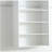 Devi White Wall Mounted Wood Closet System