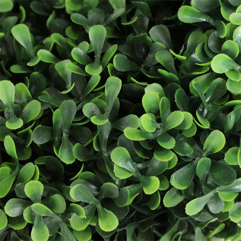 Faux Boxwood Tree Plant in Cement Freestanding  Planter, 120cm H x 30cm W x 30cm D