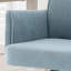 Chaise de bureau relevable à dossier moyen avec tissu rayé et conception ergonomique-1143135046