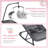 Baby Swing - Lightweight Aluminum Frame Infant Swing for Indoor Use with Toy Bar, 3-Position Recline, Front-to-Back Rocker Motion & Lock-130926636